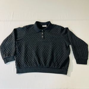 Alfred Dunner, Women’s pullover , 2X, good condition, preowned, dark gray